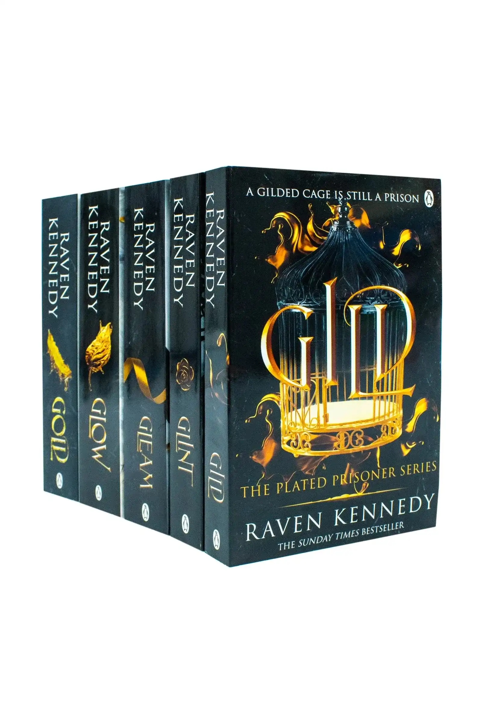 The Plated Prisoner Series 5 Books Collection Set by Raven Kennedy (Paperback)
