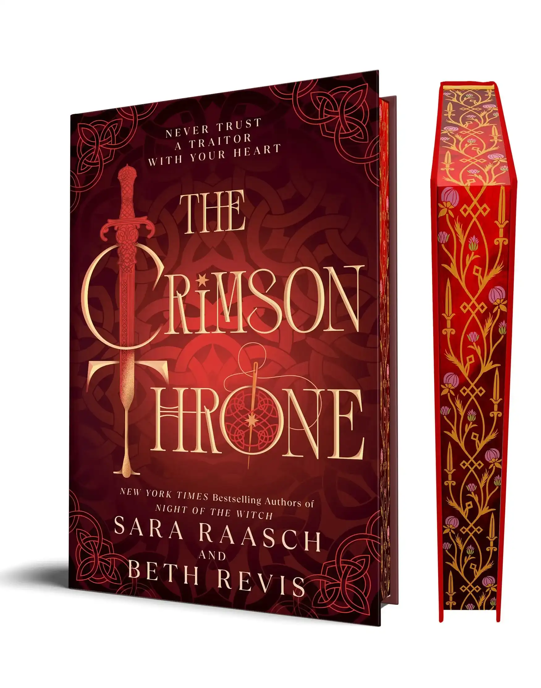 The Crimson Throne: Sprayed Edge Edition by Sara Raasch, Beth Revis (Hardback)